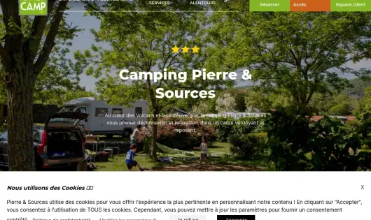 CAMPING ONLYCAMP PIERRE ET SOURCES