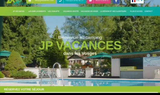 JP VACANCES-CAMPING DE NOIRRUPT