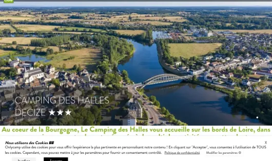 CAMPING DES HALLES - ONLYCAMP