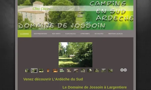 CAMPING DOMAINE DE JOSSOIN