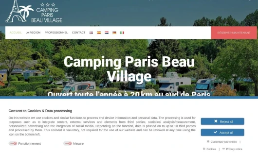 CAMPING BEAU VILLAGE DE PARIS