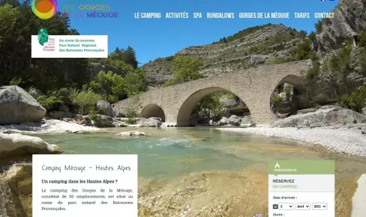 CAMPING DES GORGES DE LA MÉOUGE