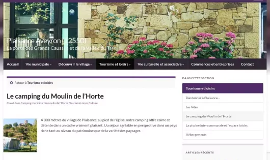 CAMPING MUNICIPAL DU MOULIN DE L'HORTE