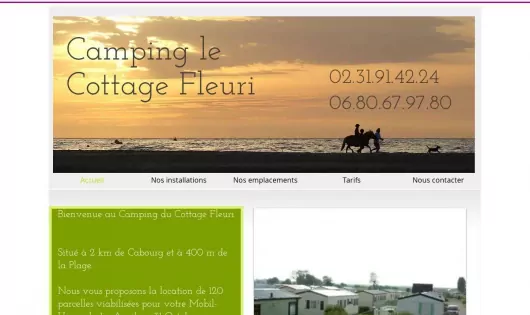 CAMPING LE COTTAGE FLEURI