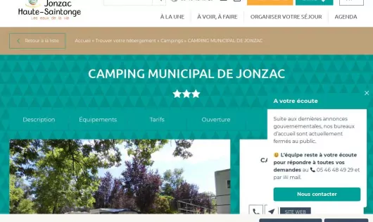 CAMPING MUNICIPAL DE JONZAC