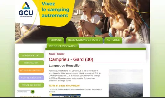 CAMPING GCU CAMPRIEU