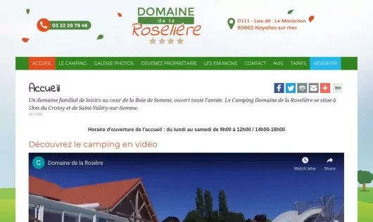 CAMPING DOMAINE DE LA ROSELIÈRE
