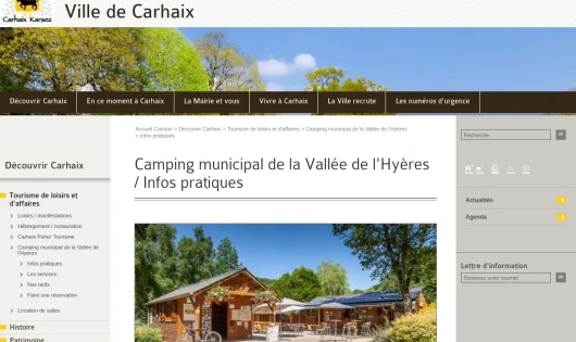 CAMPING MUNICIPAL DE LA VALLÉE DE L'HYERES