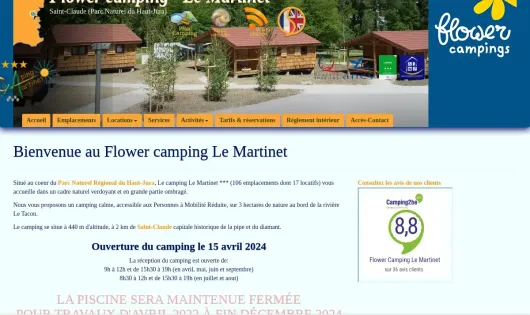 FLOWER CAMPING LE MARTINET